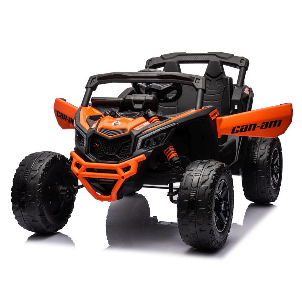 Auto na akumulator Buggy CAN-AM 4x4 z ekranem LCD - pomarańczowy