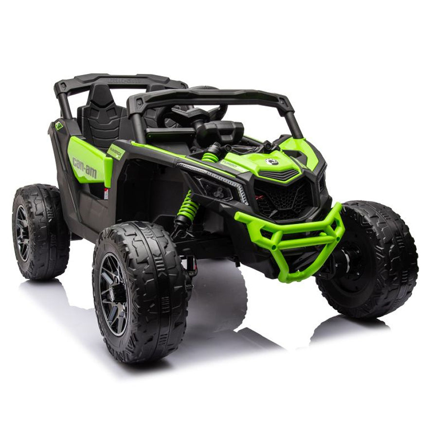 Auto na akumulator Buggy CAN-AM 4x4 z ekranem LCD - zielony
