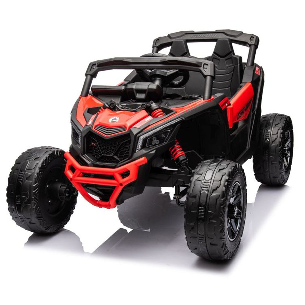 Auto na akumulator Buggy CAN-AM 4x4 z ekranem LCD - czerwony
