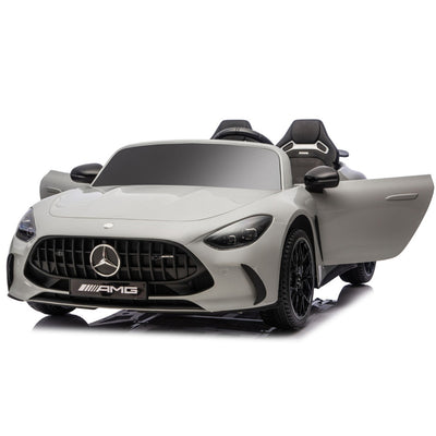 Auto na akumulator Mercedes GT63 AMG - jasnoszary lakierowany