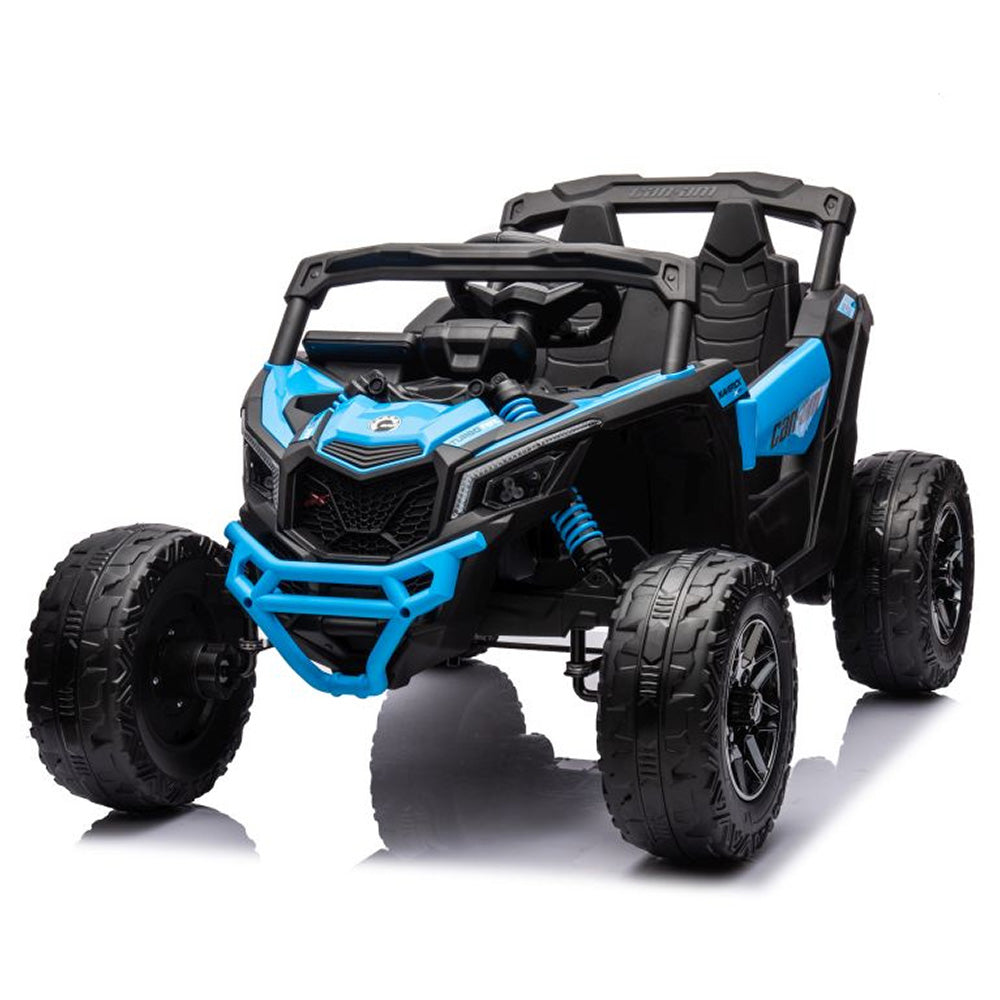 Auto na akumulator Buggy CAN-AM 4x4 z ekranem LCD - niebieski