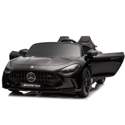 Auto na akumulator Mercedes GT63 AMG Cichy Silnik - czarny lakierowany
