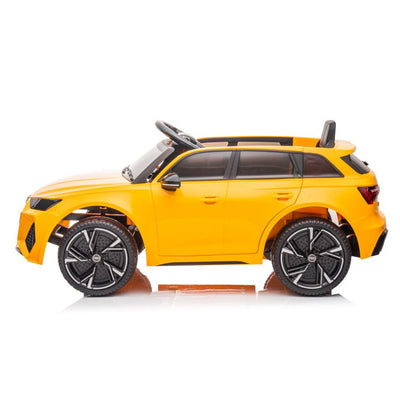 Auto na akumulator Audi RS6 - żółty
