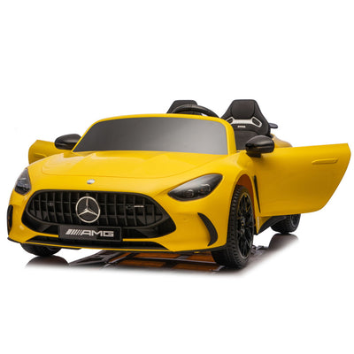 Auto na akumulator Mercedes GT63 AMG - żółty