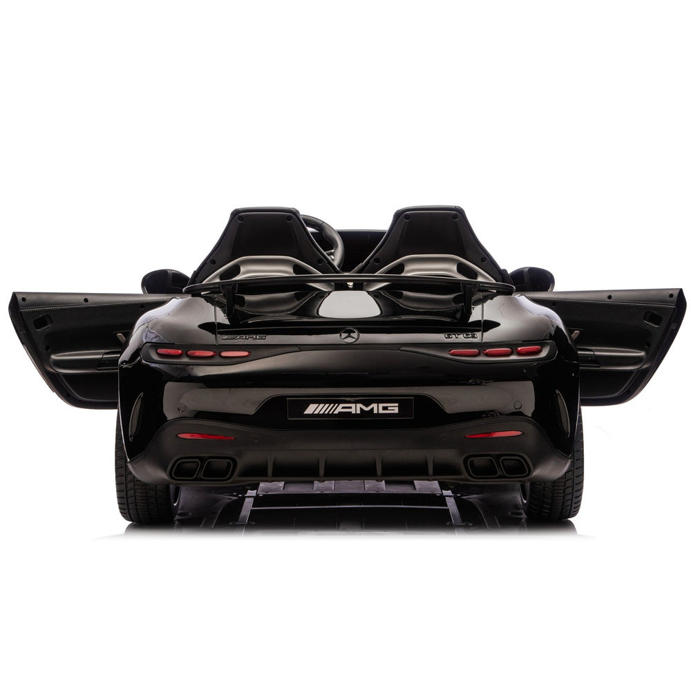 Auto na akumulator Mercedes GT63 AMG Cichy Silnik - czarny lakierowany