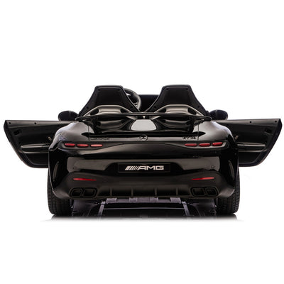 Auto na akumulator Mercedes GT63 AMG Cichy Silnik - czarny lakierowany