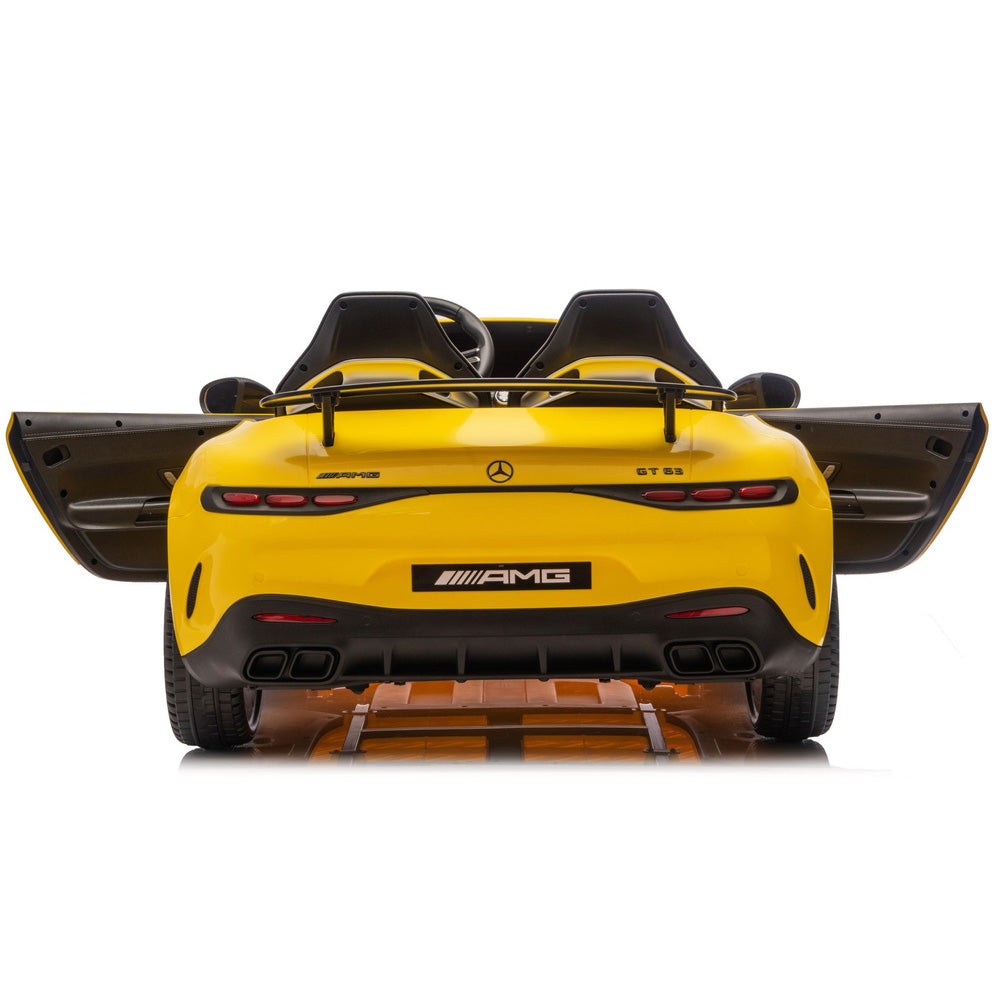 Auto na akumulator Mercedes GT63 AMG - żółty