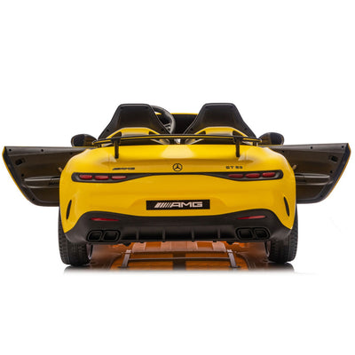 Auto na akumulator Mercedes GT63 AMG - żółty