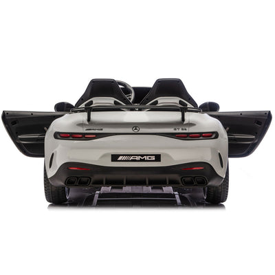 Auto na akumulator Mercedes GT63 AMG - jasnoszary lakierowany