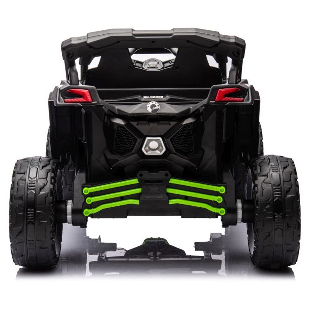 Auto na akumulator Buggy CAN-AM 4x4 z ekranem LCD - zielony