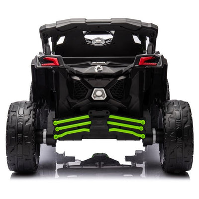 Auto na akumulator Buggy CAN-AM 4x4 z ekranem LCD - zielony