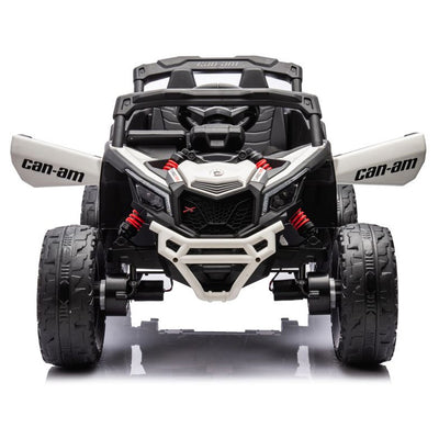 Auto na akumulator Buggy CAN-AM 4x4 z ekranem LCD - biały