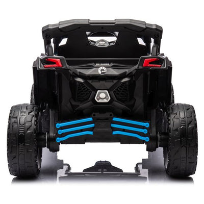 Auto na akumulator Buggy CAN-AM 4x4 z ekranem LCD - niebieski