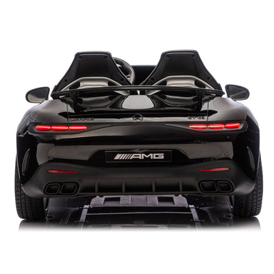 Auto na akumulator Mercedes GT63 AMG Cichy Silnik - czarny lakierowany