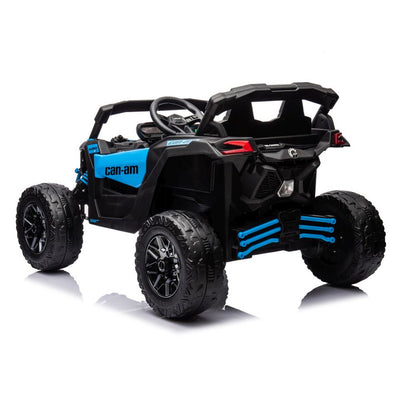 Auto na akumulator Buggy CAN-AM 4x4 z ekranem LCD - niebieski