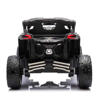 Auto na akumulator Buggy CAN-AM 4x4 z ekranem LCD - biały