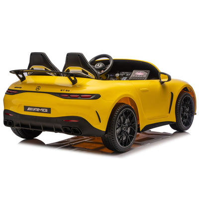Auto na akumulator Mercedes GT63 AMG - żółty