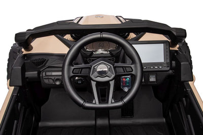 Auto na akumulator Buggy CAN-AM 4x4 z ekranem LCD - khaki
