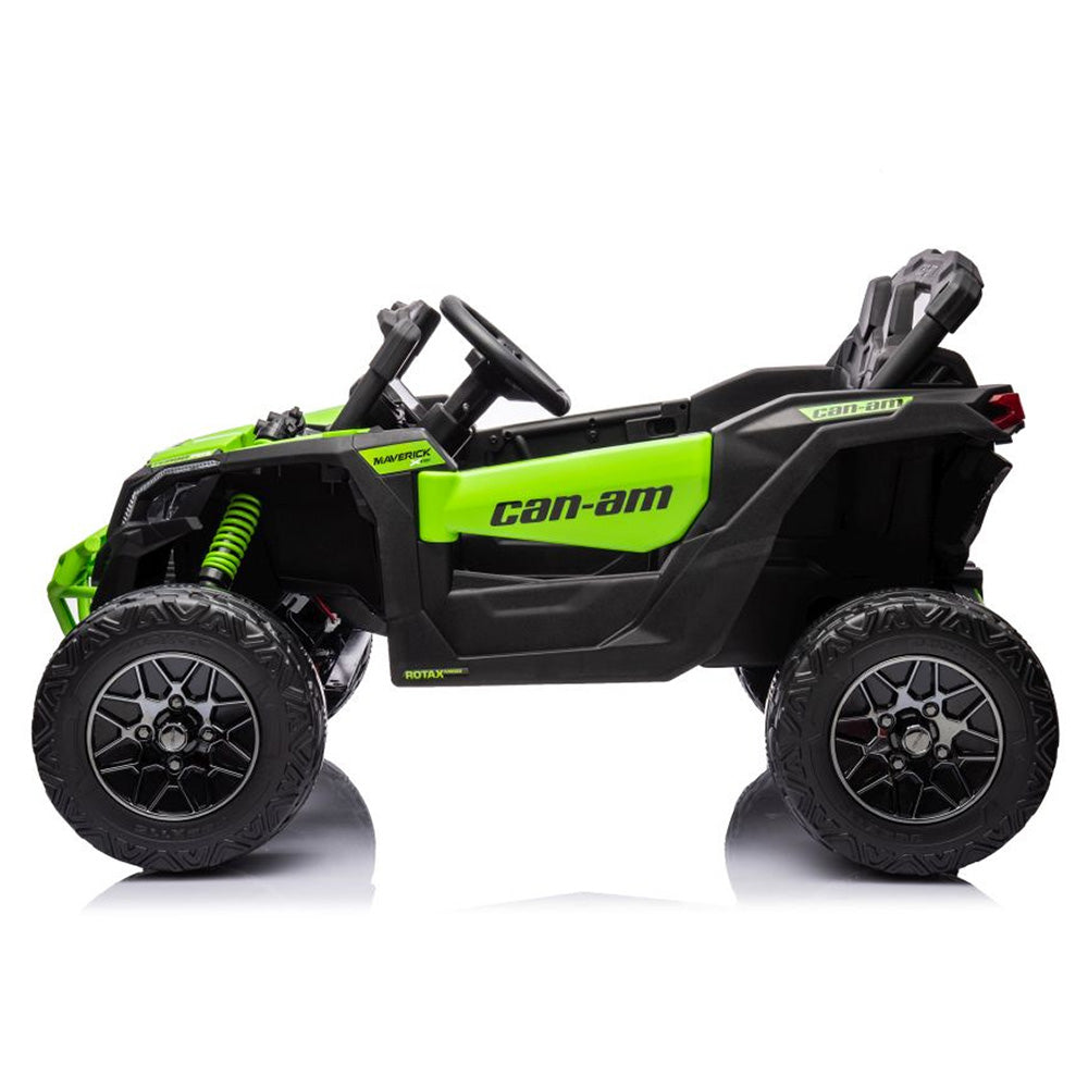 Auto na akumulator Buggy CAN-AM 4x4 z ekranem LCD - zielony
