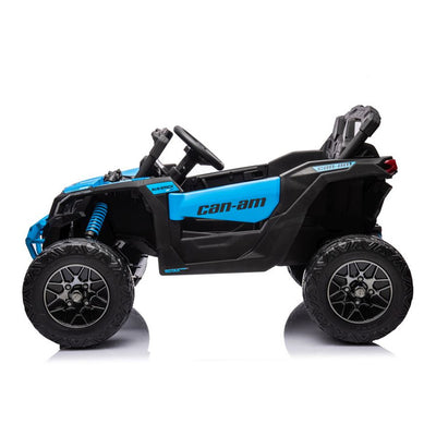 Auto na akumulator Buggy CAN-AM 4x4 z ekranem LCD - niebieski