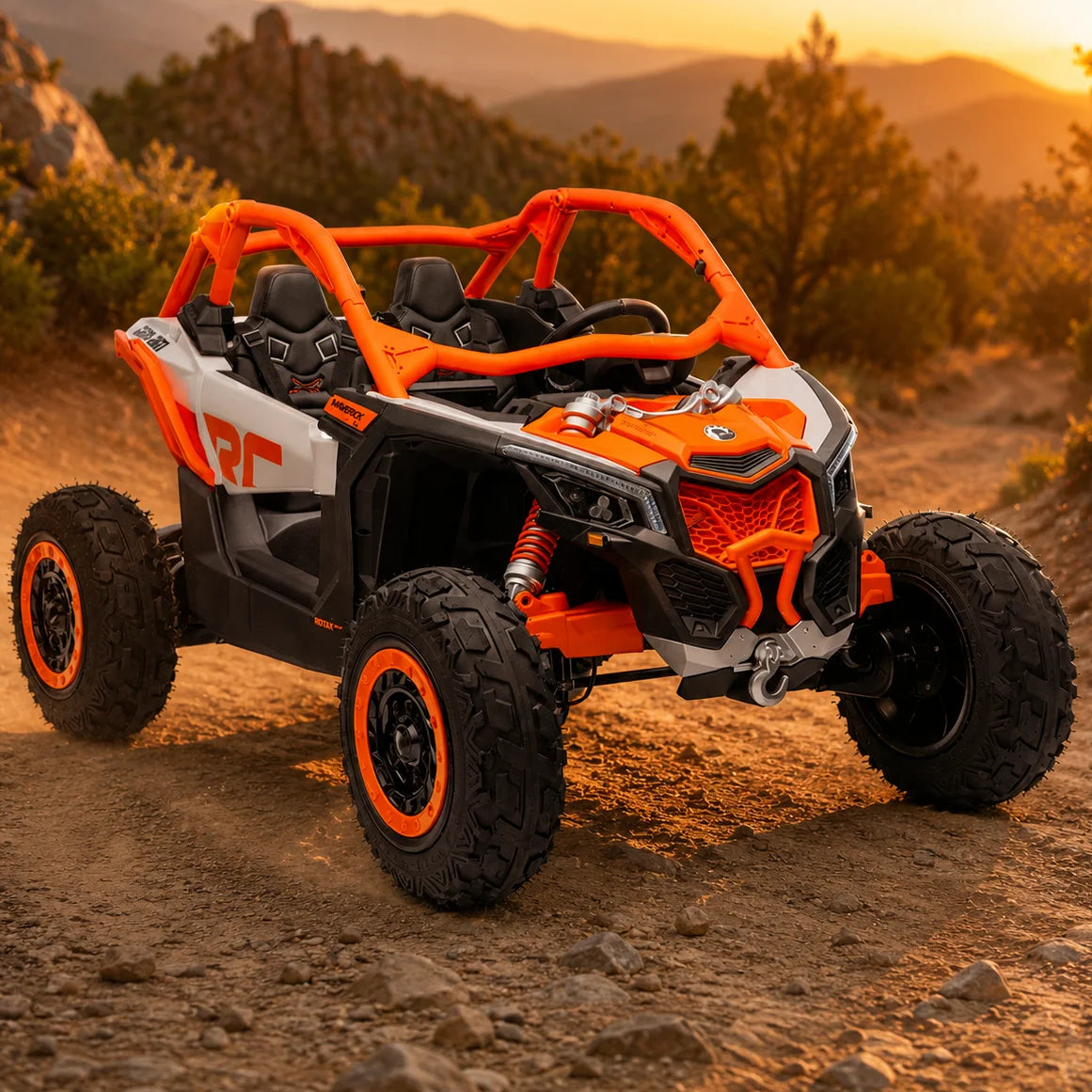 Auto na akumulator Maverick CAN-AM Turbo RS STRONG AIR - pomarańczowy