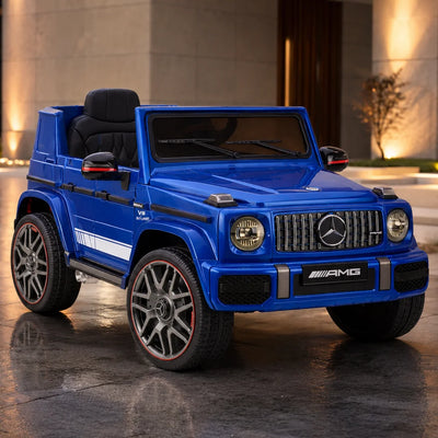 Auto na akumulator Mercedes AMG G63 - niebieski lakierowany