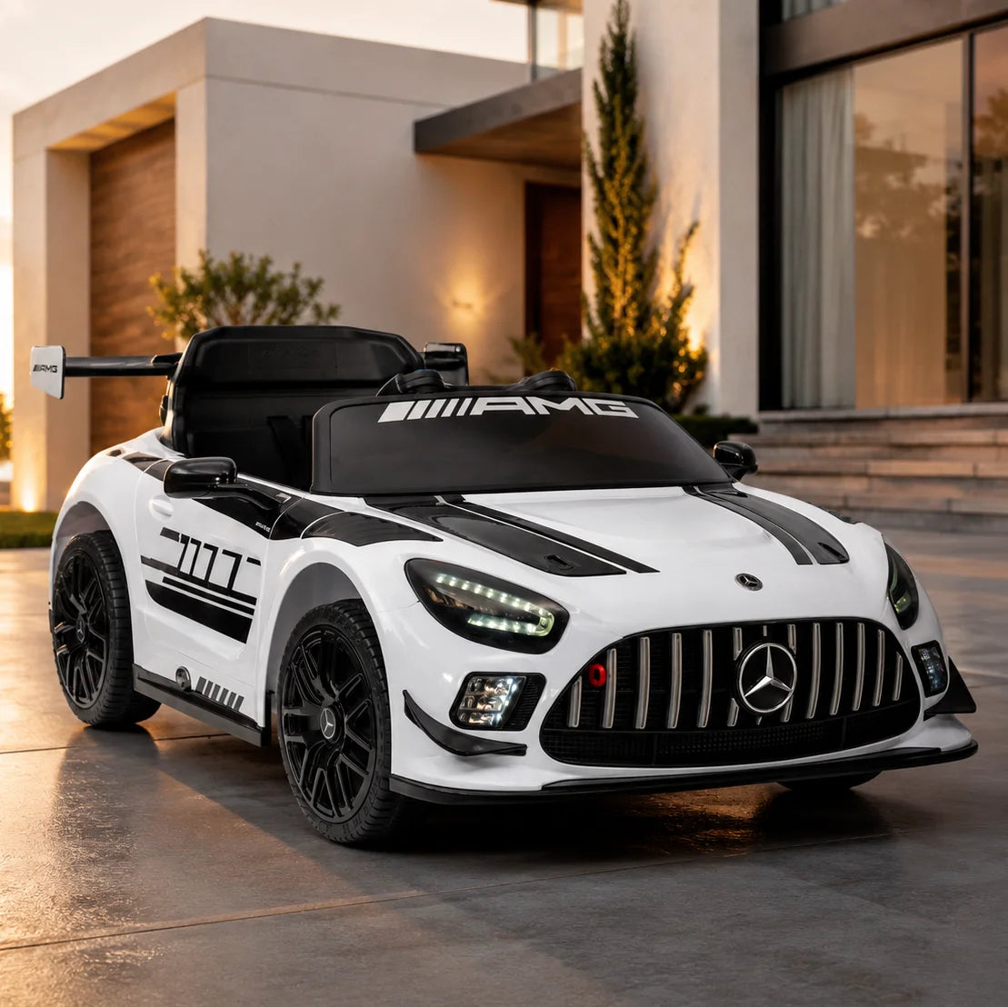 Auto na akumulator Mercedes AMG GT3 - biały