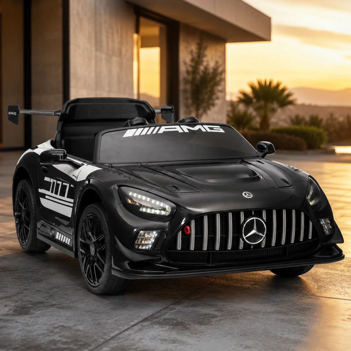 Auto na akumulator Mercedes AMG GT3 - czarny