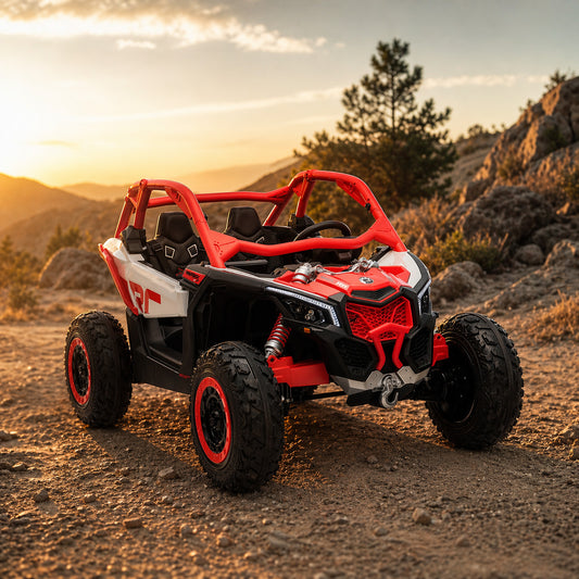 Auto na akumulator Maverick CAN-AM Turbo RS STRONG AIR - czerwony
